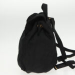 PRADA Backpack Nylon Black Gold  bs19317