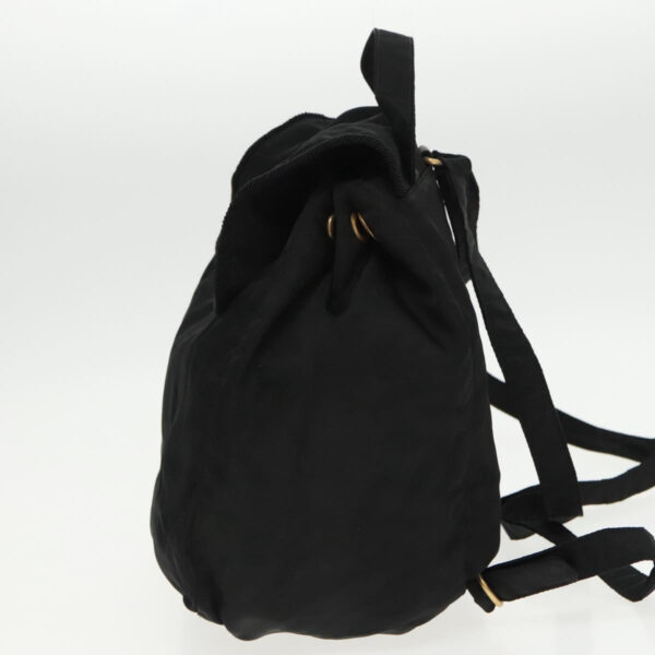PRADA Backpack Nylon Black Gold  bs19317
