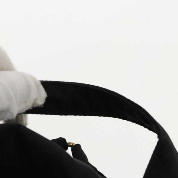 PRADA Backpack Nylon Black Gold  bs19317