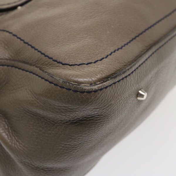 Chloe Hand Bag Leather Gray bs4101