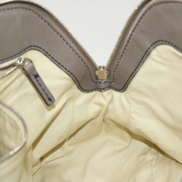 Chloe Hand Bag Leather Gray bs4101