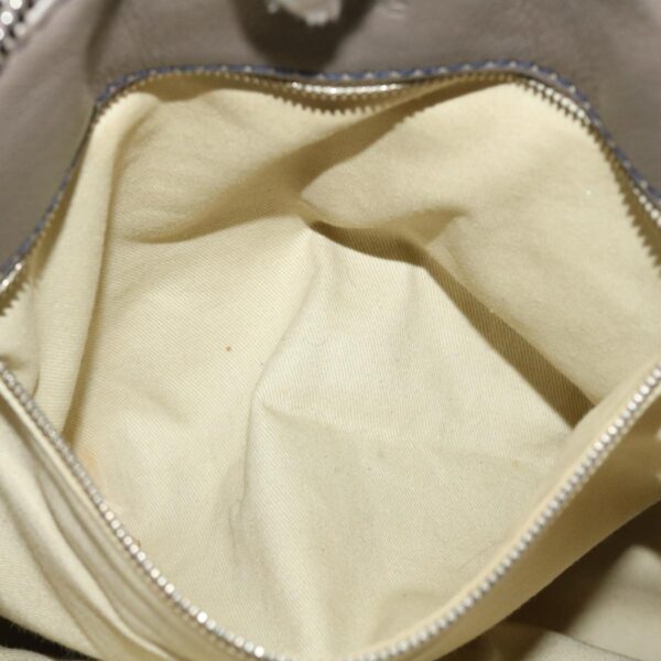 Chloe Hand Bag Leather Gray bs4101