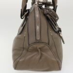 Chloe Hand Bag Leather Gray bs4101