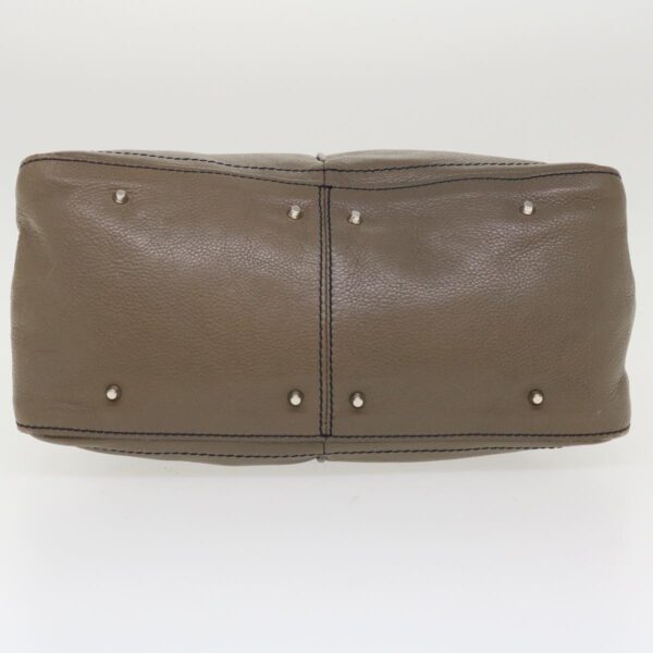 Chloe Hand Bag Leather Gray bs4101