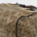 Chloe Hand Bag Leather Brown 03-11-50 bs4553