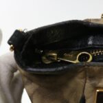 Chloe Hand Bag Leather Brown 03-11-50 bs4553