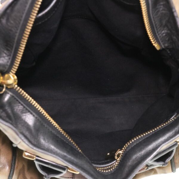Chloe Hand Bag Leather Brown 03-11-50 bs4553