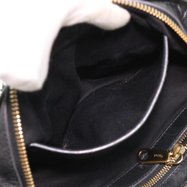 Chloe Hand Bag Leather Brown 03-11-50 bs4553