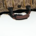 Chloe Hand Bag Leather Brown 03-11-50 bs4553