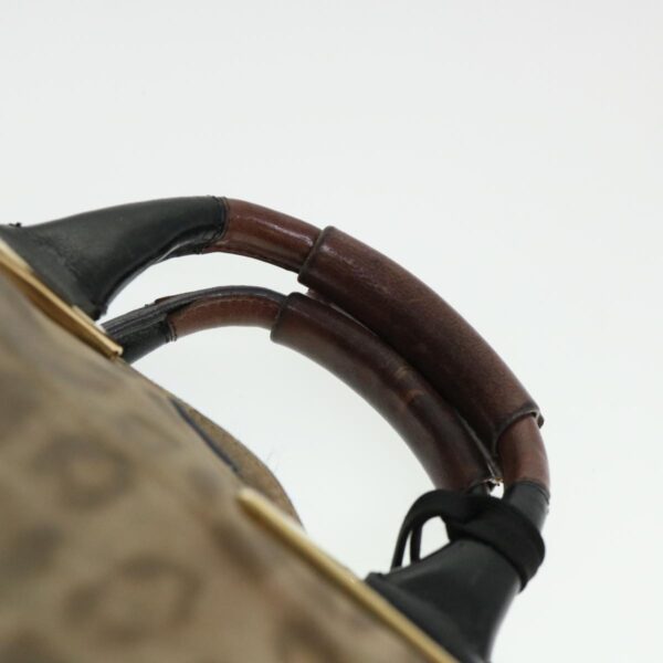 Chloe Hand Bag Leather Brown 03-11-50 bs4553