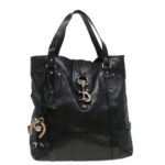 Chloe Tote Bag Leather Black bs4744
