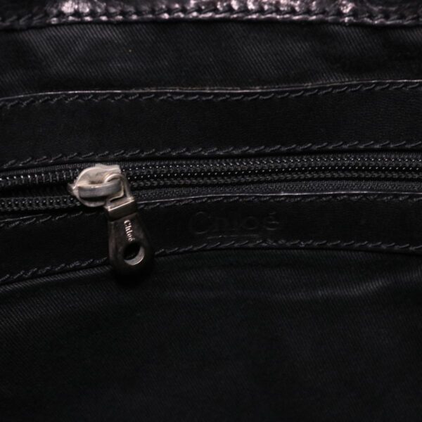 Chloe Tote Bag Leather Black bs4744