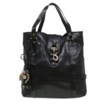 Chloe Tote Bag Leather Black bs4744