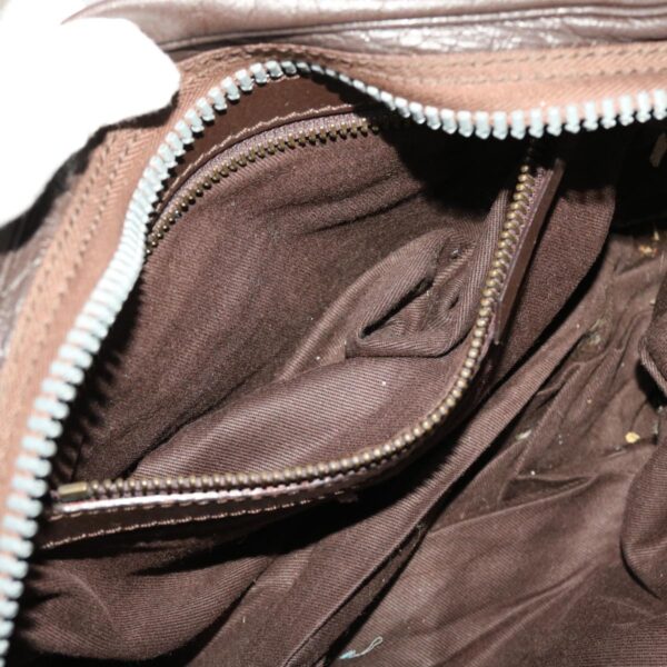 Chloe Wallet Hand Bag Leather 4Set Brown Red black bs5553