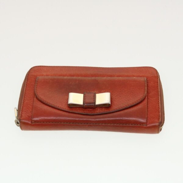 Chloe Wallet Hand Bag Leather 4Set Brown Red black bs5553