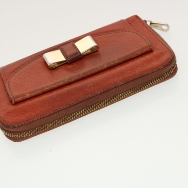 Chloe Wallet Hand Bag Leather 4Set Brown Red black bs5553