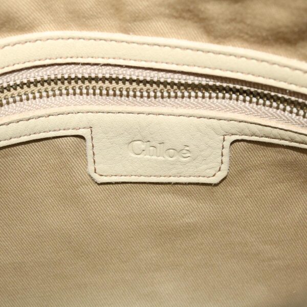 Chloe Shoulder Bag Canvas Beige bs5650