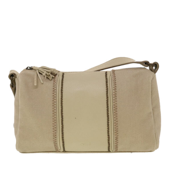 Chloe Shoulder Bag Canvas Beige bs5650