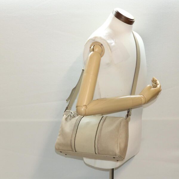 Chloe Shoulder Bag Canvas Beige bs5650