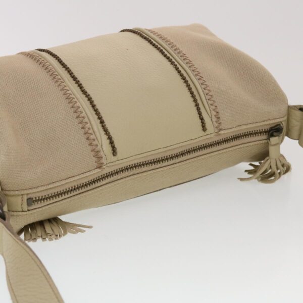 Chloe Shoulder Bag Canvas Beige bs5650