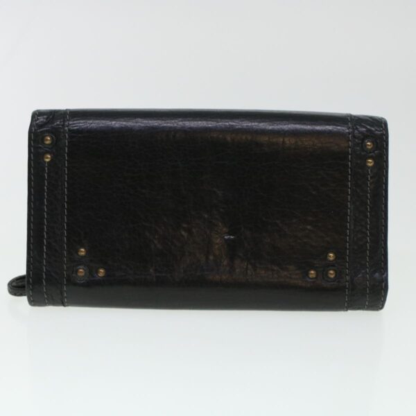 Chloe Wallet Enamel Leather 4Set Black Brown bs6293