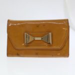Chloe Wallet Enamel Leather 4Set Black Brown bs6293