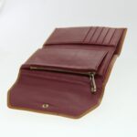 Chloe Wallet Enamel Leather 4Set Black Brown bs6293