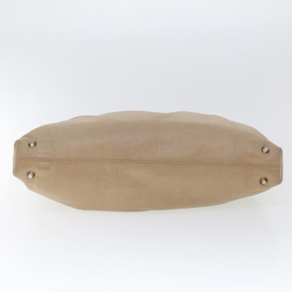 Chloe Victoria Hand Bag Leather Beige bs6433