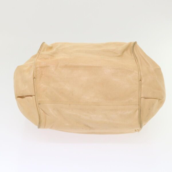 Chloe Hand Bag Leather 2way Shoulder Bag Beige 02-11-50 bs6747