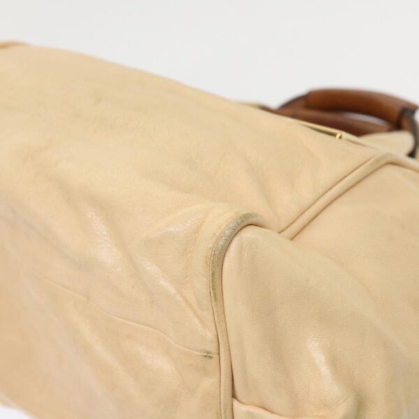 Chloe Hand Bag Leather 2way Shoulder Bag Beige 02-11-50 bs6747