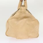 Chloe Hand Bag Leather 2way Shoulder Bag Beige 02-11-50 bs6747
