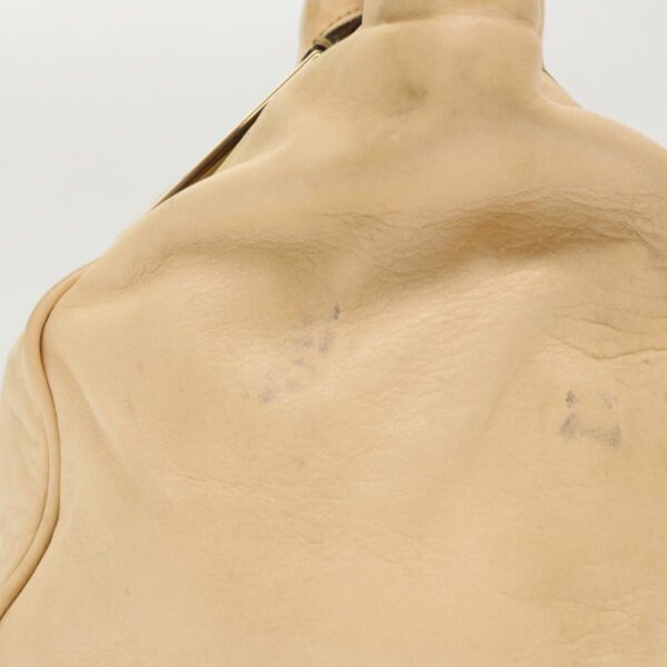 Chloe Hand Bag Leather 2way Shoulder Bag Beige 02-11-50 bs6747