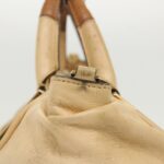 Chloe Hand Bag Leather 2way Shoulder Bag Beige 02-11-50 bs6747
