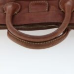 Chloe Hand Bag Leather Brown 02-05-53 bs6748