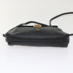 Chloe Shoulder Bag Leather Black bs7243