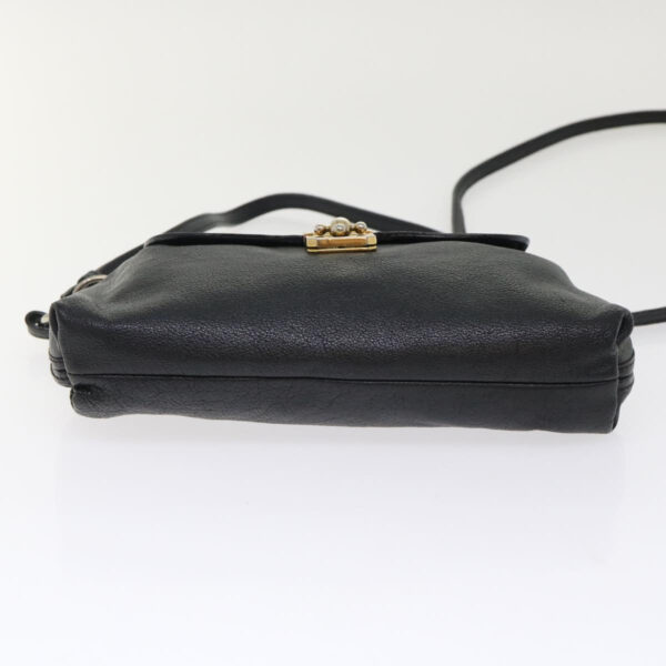 Chloe Shoulder Bag Leather Black bs7243