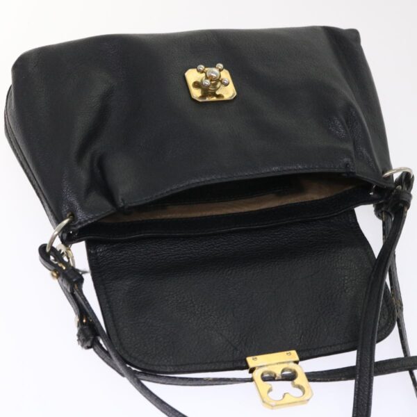 Chloe Shoulder Bag Leather Black bs7243