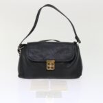 Chloe Shoulder Bag Leather Black bs7243