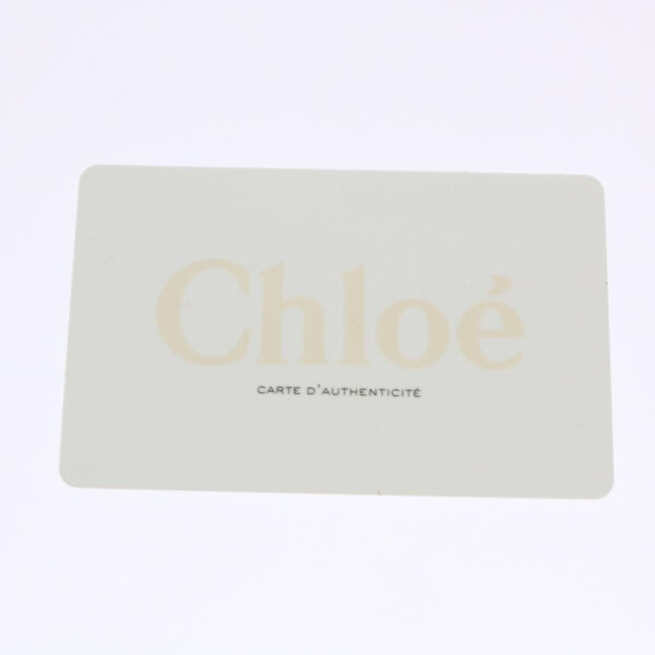 Chloe Shoulder Bag Leather Black bs7243