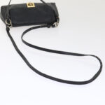 Chloe Shoulder Bag Leather Black bs7243