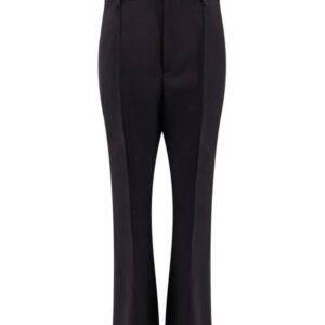 Bottega Veneta Veneta Flare High Waist Pants Black