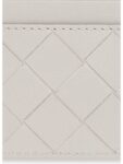 Bottega Veneta Intrecciato Leather Card Wallet Grey