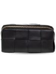 Bottega Veneta Intrecciato Pouch Bag Black