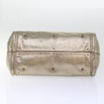 Chloe Paddington Hand Bag Leather Gold ep1116