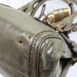 Chloe Paddington Hand Bag Leather Gold ep1116