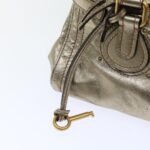 Chloe Paddington Hand Bag Leather Gold ep1116