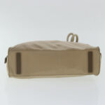 PRADA Hand Bag Nylon Beige Silver  ep6172