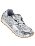 Bottega Veneta Orbit Mesh Low Top Sneakers Silver