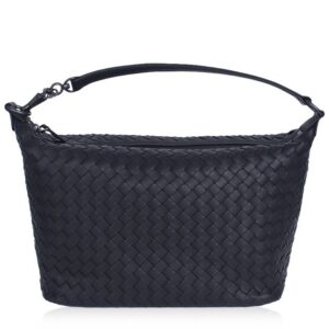 Bottega Veneta Women's Intrecciato Shoulder Bag Black
