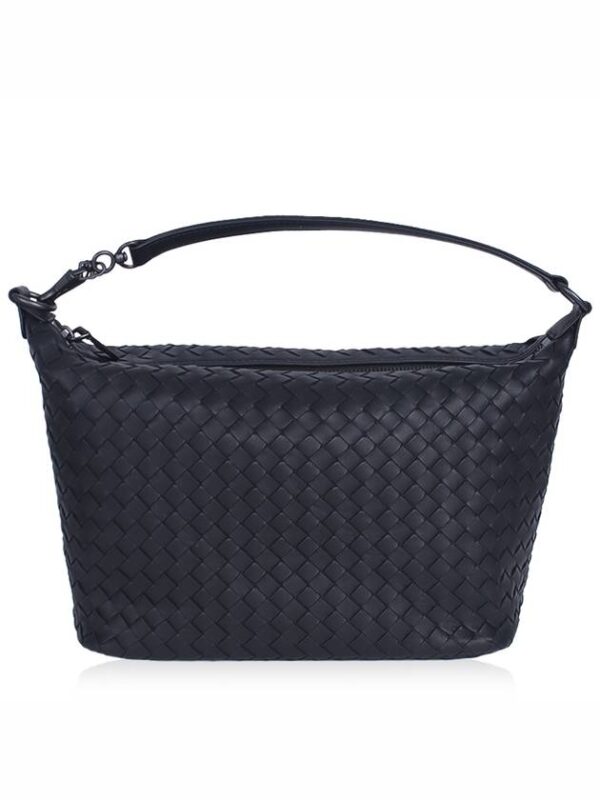 Bottega Veneta Women's Intrecciato Shoulder Bag Black